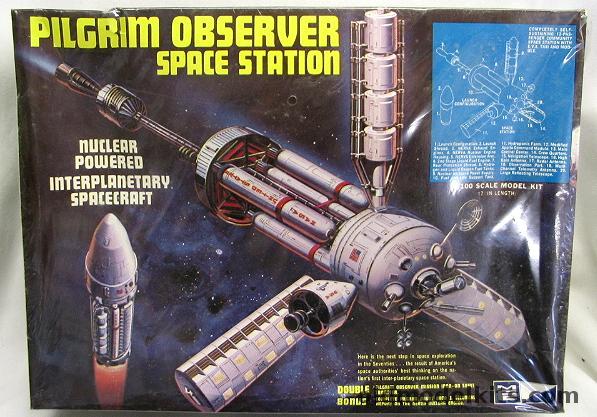 MPC 1/100 Pilgrim Observer Nuclear Powered Space Ship, 9001 plastic model kit
